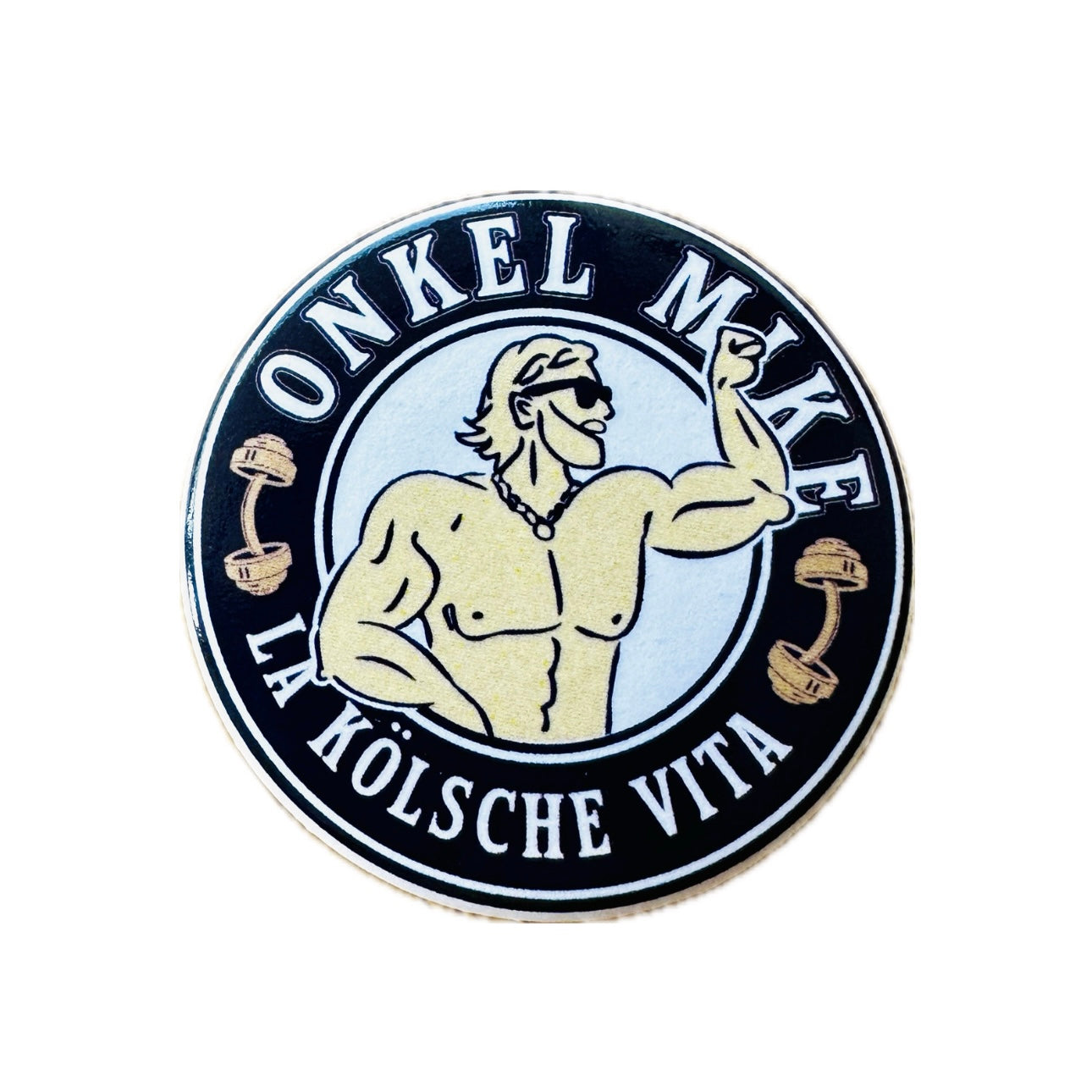 Onkel Mike - La Kölsche Vita Button