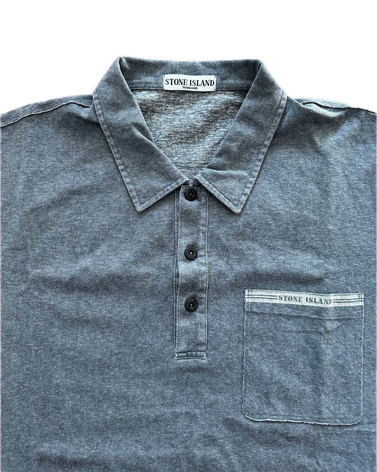 Stone Island 2009 Cotton Placcata Polo Shirt - XXL