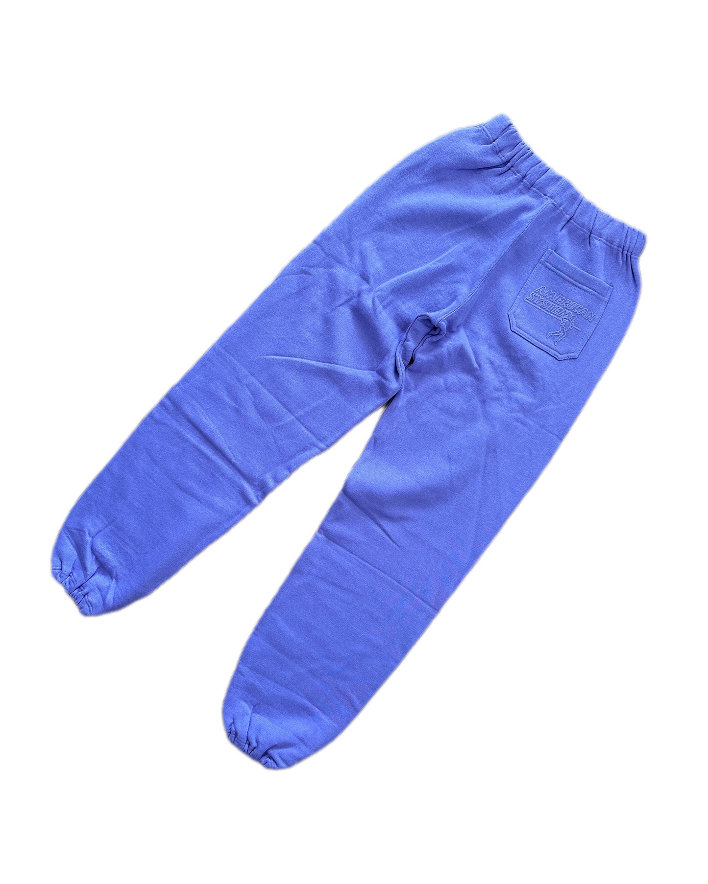 American System 1985 Vintage Cotton Track Pants Lavender - L - Made in Italy