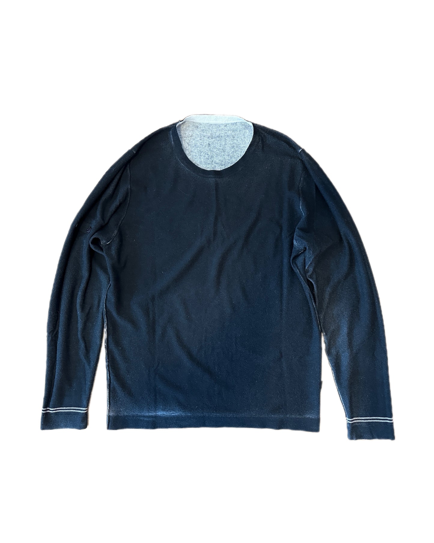Stone Island 2017 Handsprayed Reversible Sweater - L