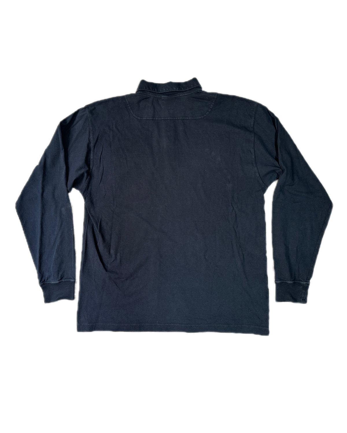 Stone Island 2024 Fissato Treatment Navy Cotton Longsleeve Shirt - L - Made in Italy