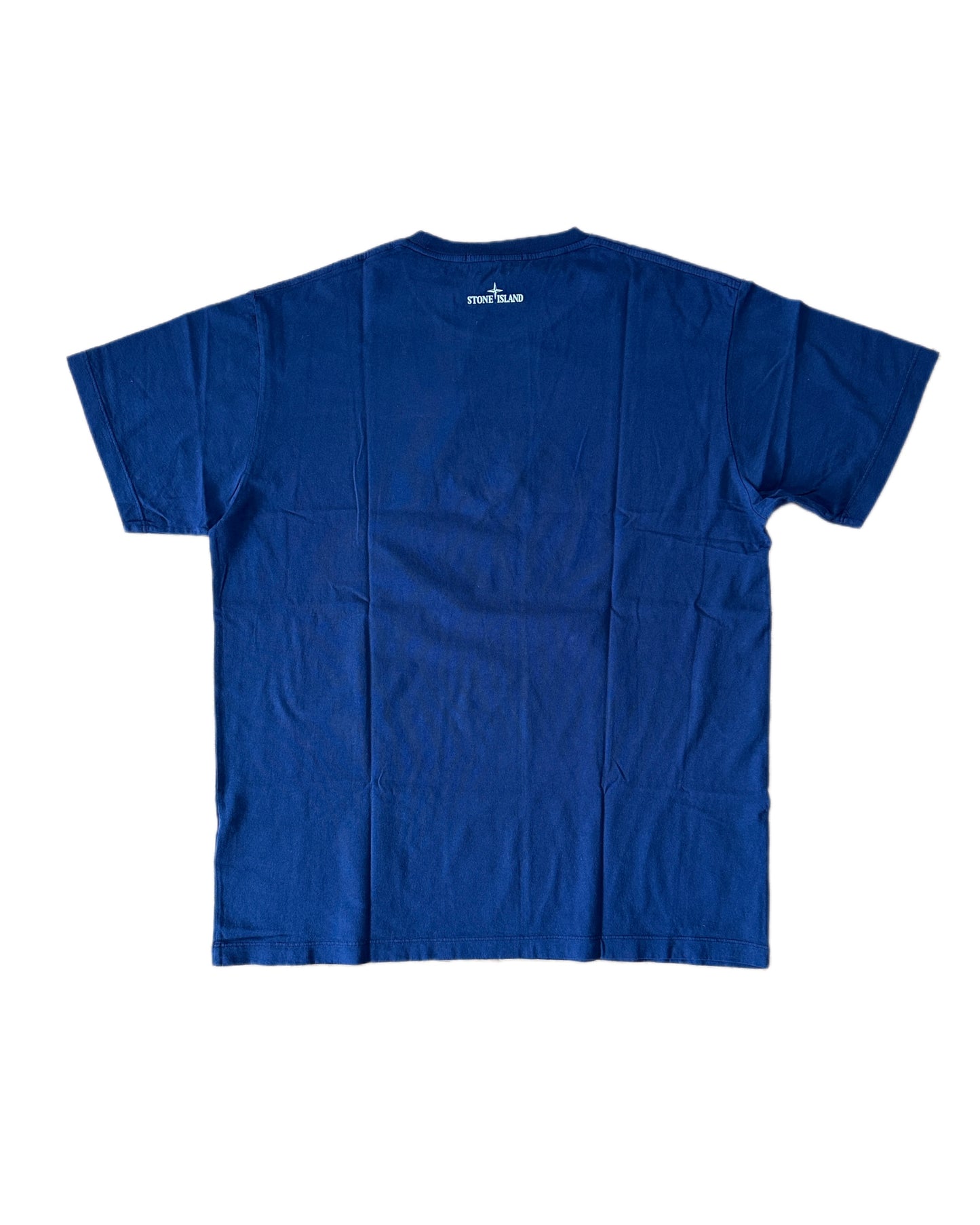 Stone Island 2018 Graphic Print Navy T-Shirt BNWT - XXL