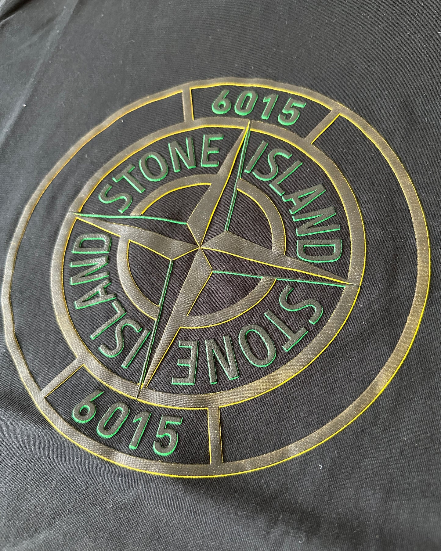 Stone Island 2014 Black 3D Print T-Shirt - XL - Made in Italy