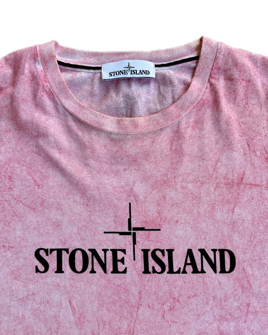 Stone Island 2017 Dust Colour Check Logo T-Shirt - XXL