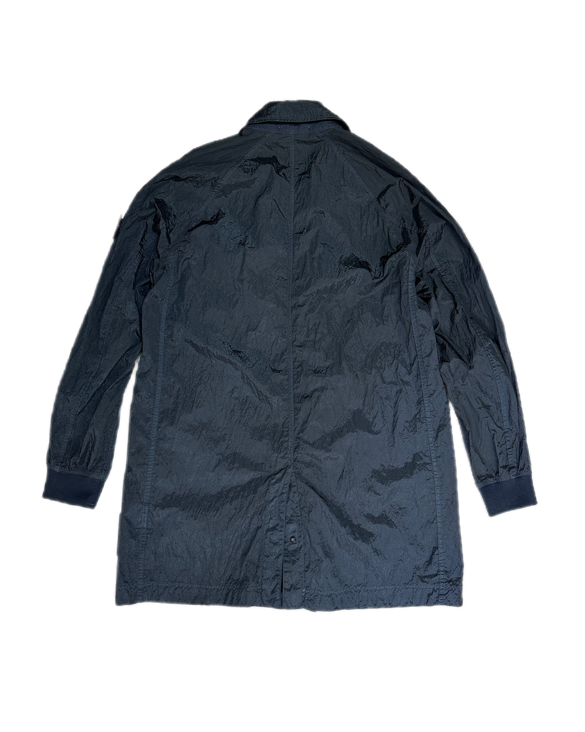 Stone Island 2019 Nylon Metal Watro Ripstop Navy Coat - L
