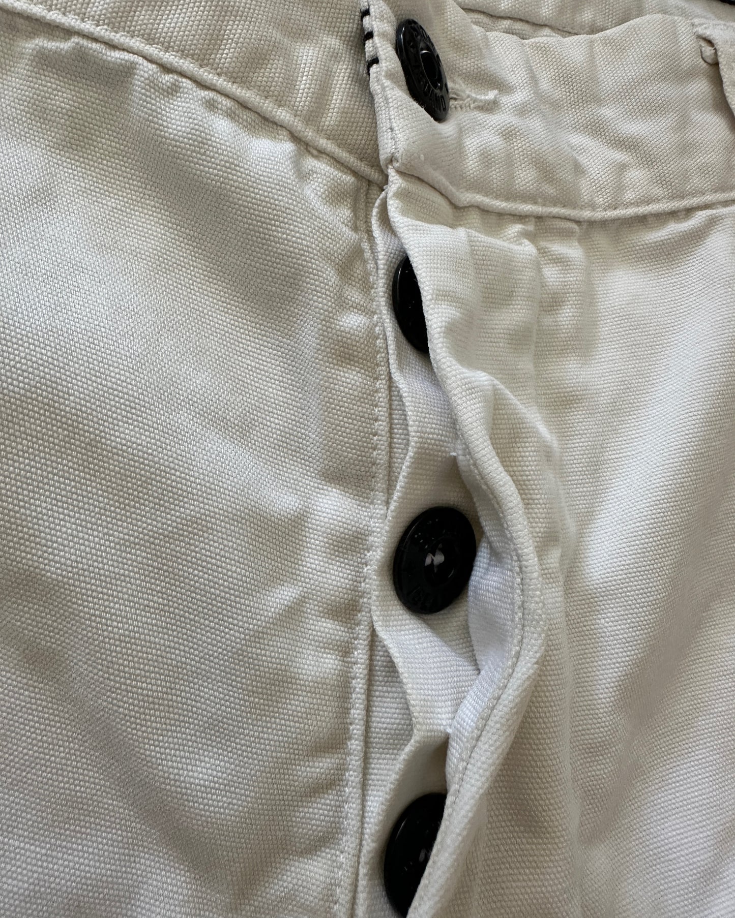 Stone Island 1998 White Chino Trousers - 52 / L - Made in Italy