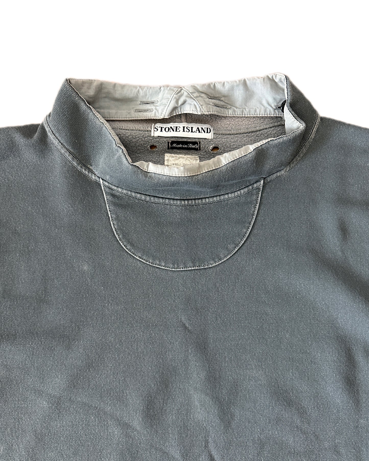 Stone Island 90s Vintage Turtleneck Sweatshirt - L - Made in Italy
