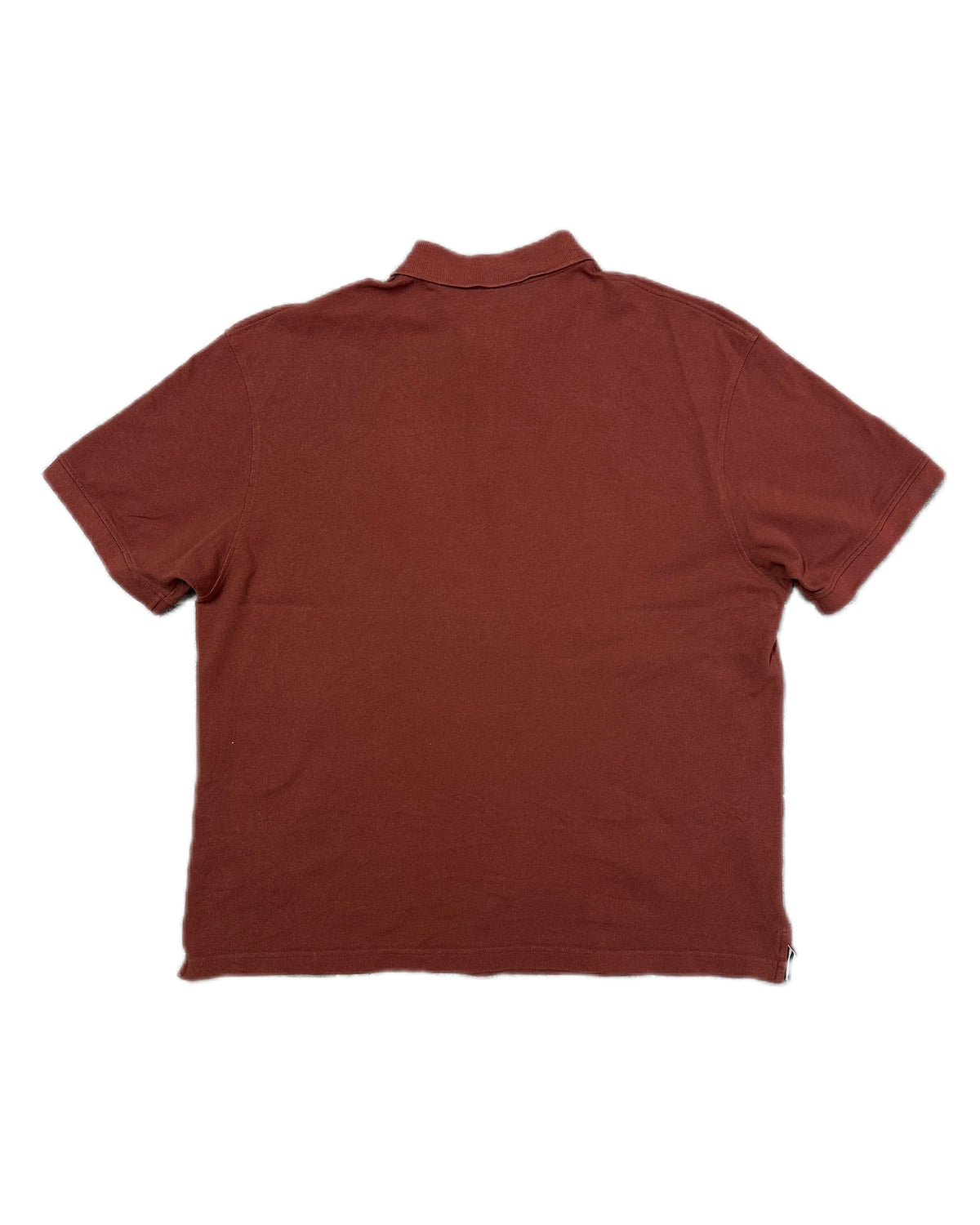 Stone Island 2026 Organic Cotton 50/2 Pique Fissato Dye 80s Script Logo Polo Shirt - XXL