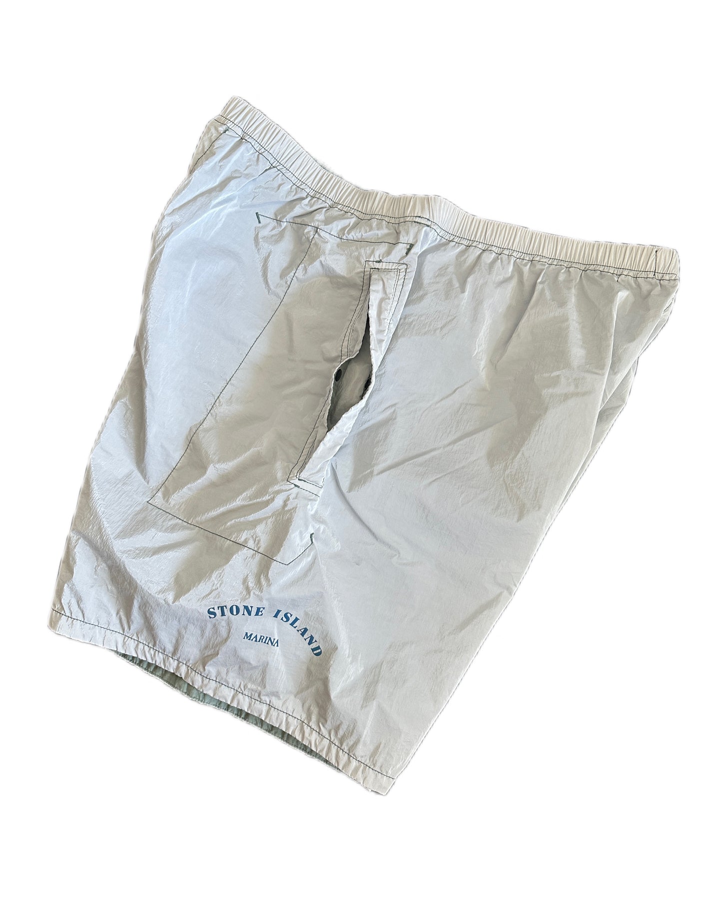 Stone Island Marina 2023 Rip Stop Prismatica Shorts - 38 / XXL - Made in Italy