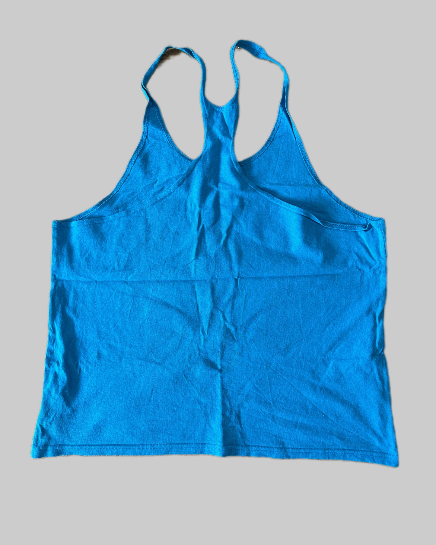 World Gym 80s Logo Retro Stringer Tank Top - XL