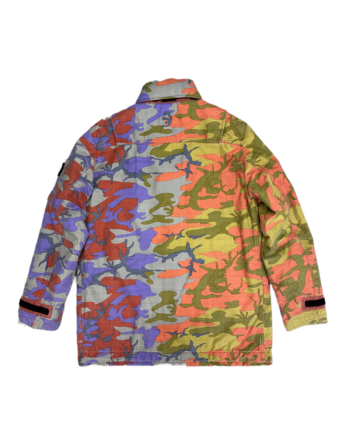 Stone Island 2022 Heritage Camo Ripstop Nylon Watro Jacket - L
