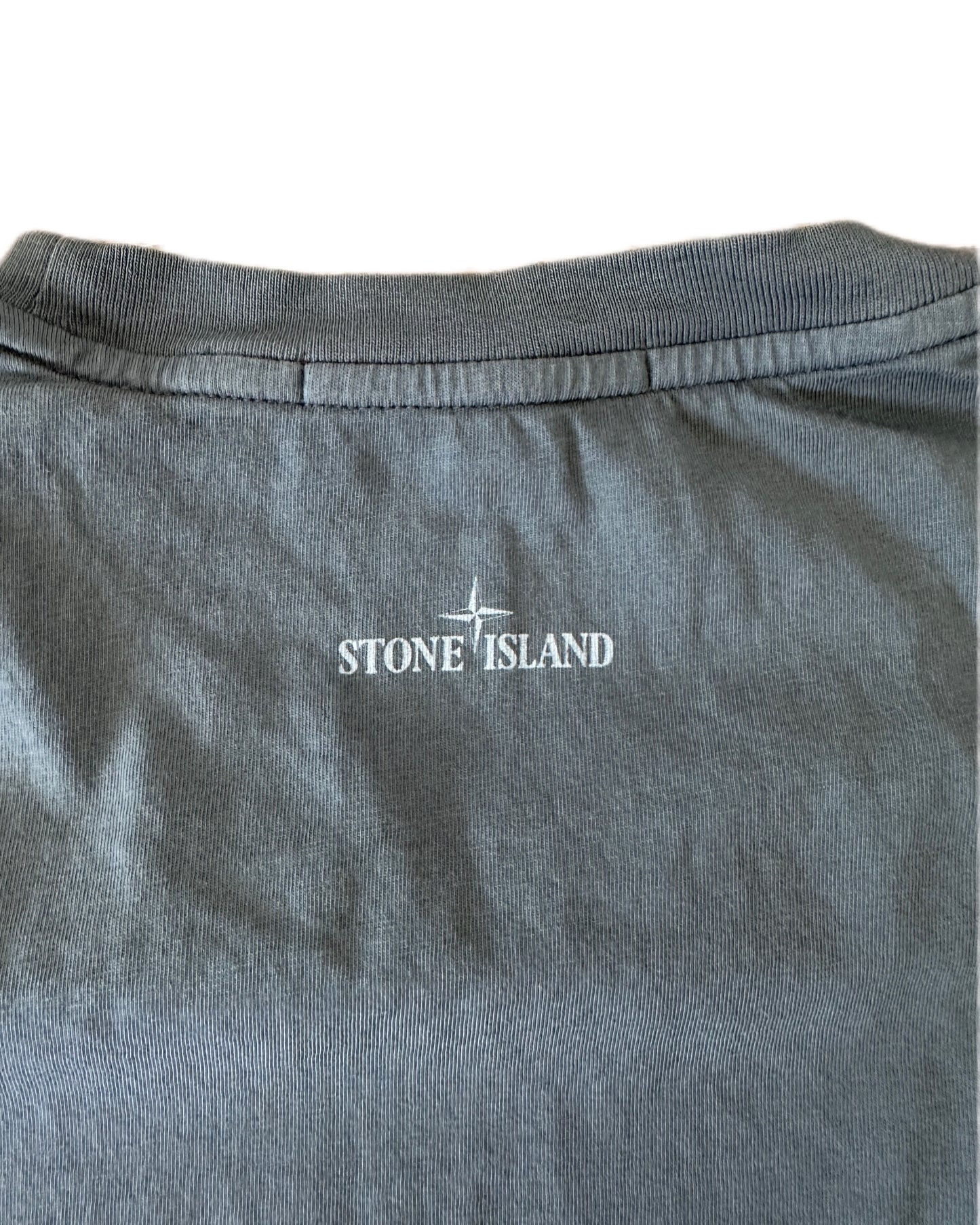 Stone Island 2014 Graphic Print Grey T-Shirt - XL - Made in Italy