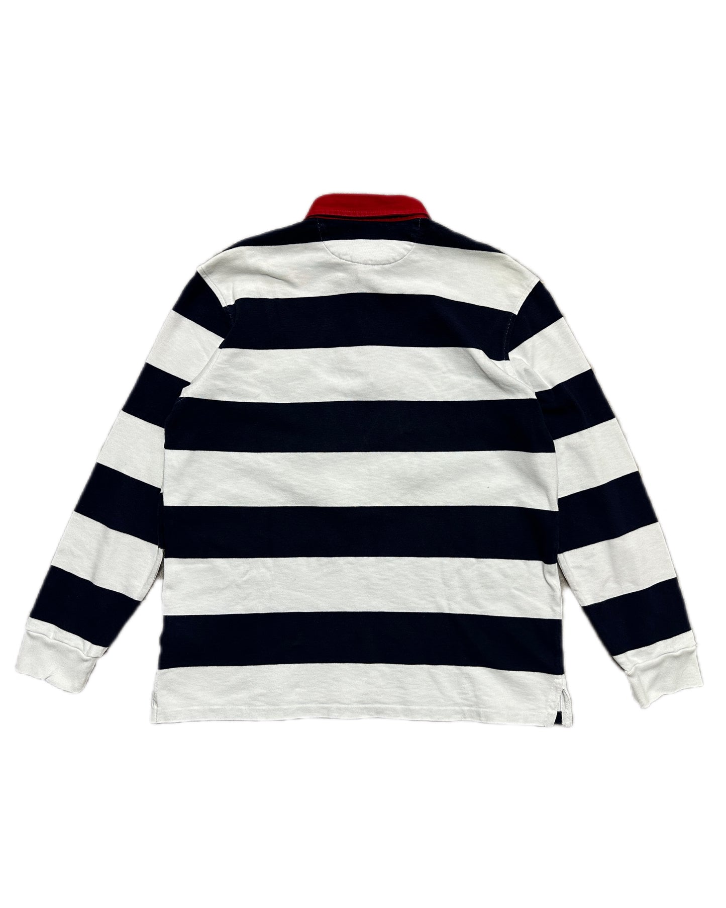 Polo Ralph Lauren 1987 Cross Flags Stripes Longsleeve Polo Shirt - L