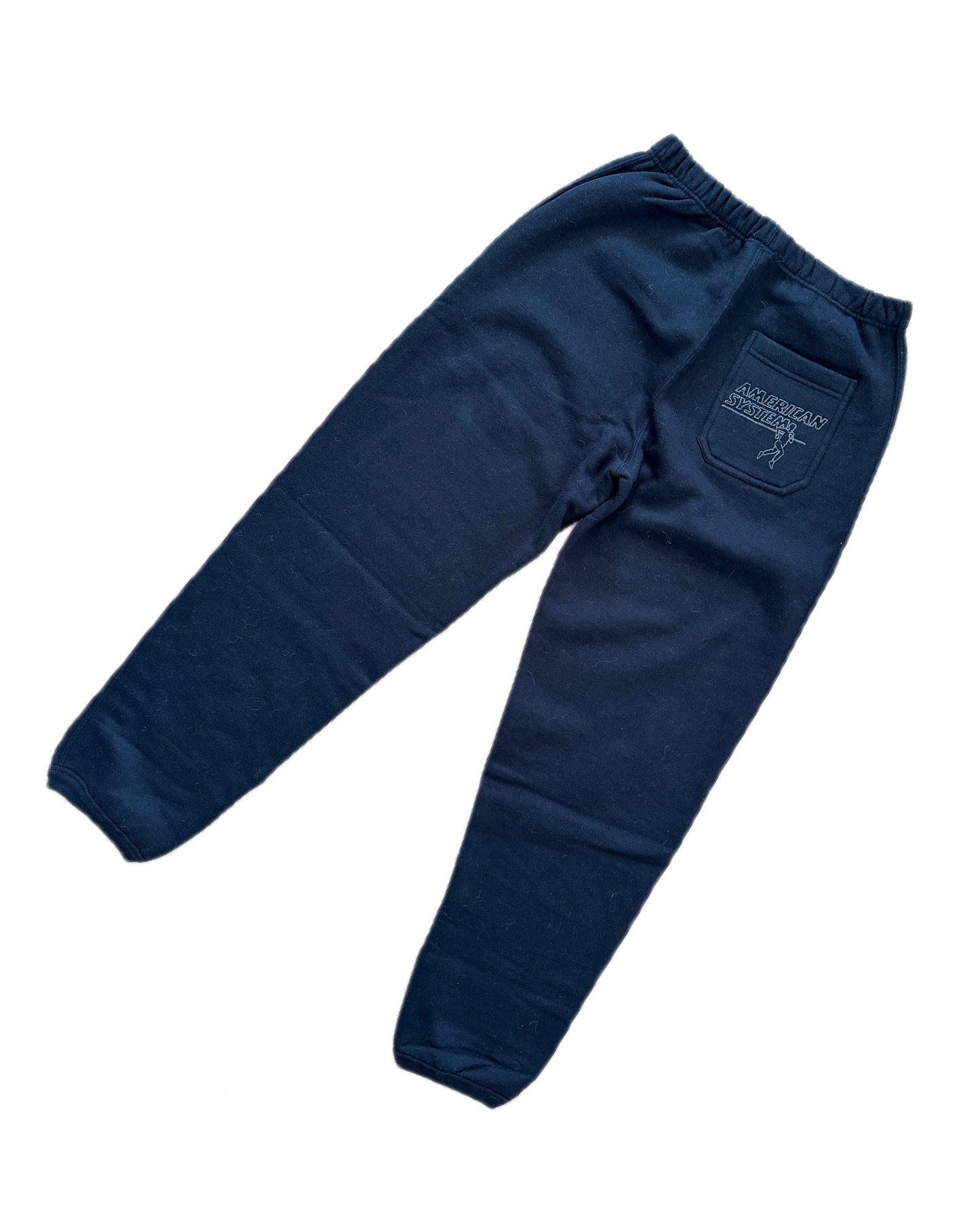 American System 1985 Vintage Cotton Track Pants Black - XL - Made in Italy