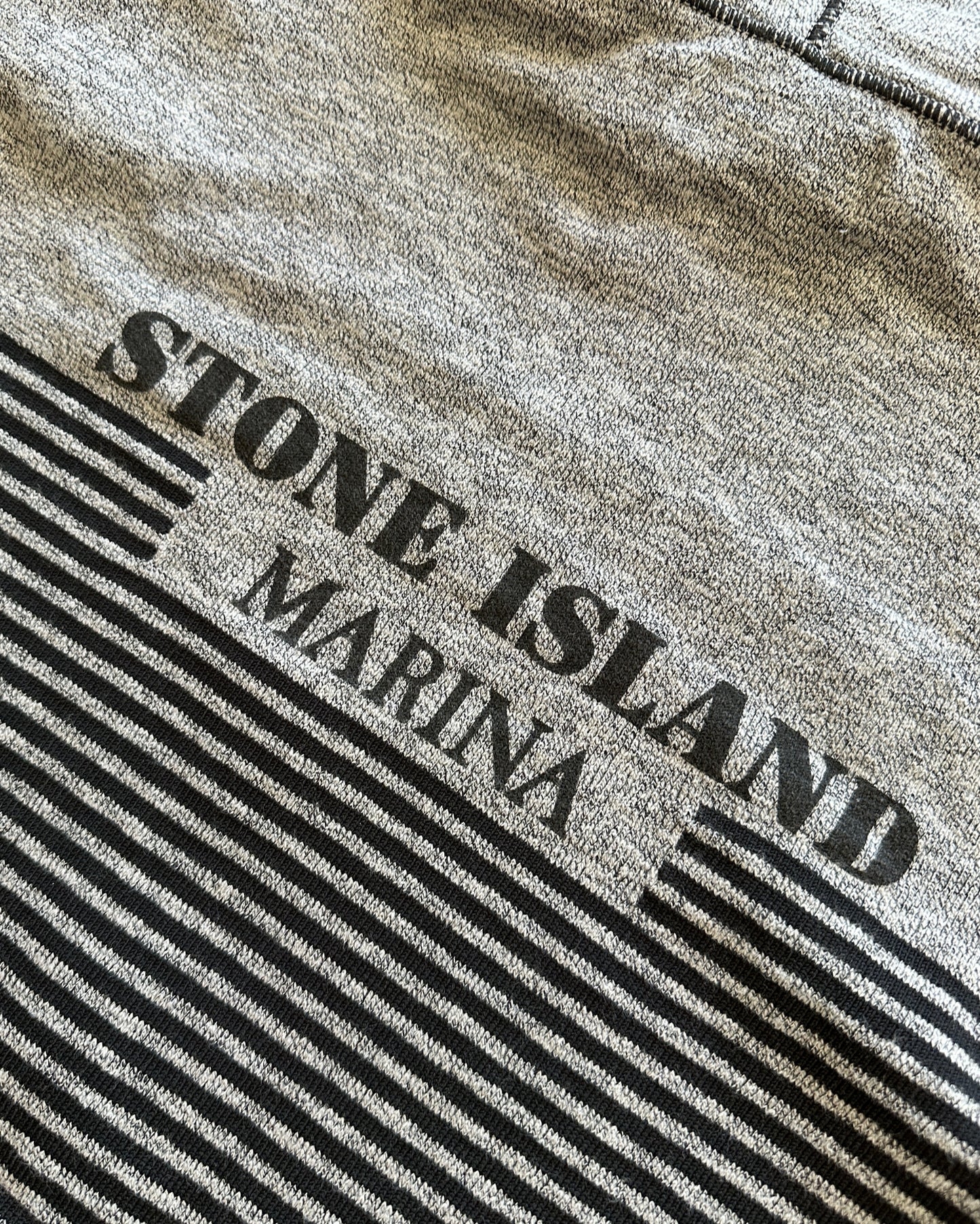 Stone Island Marina 2017 Grey Hooded Sweatshirt Fleece Jacket - XL - Made in Italy