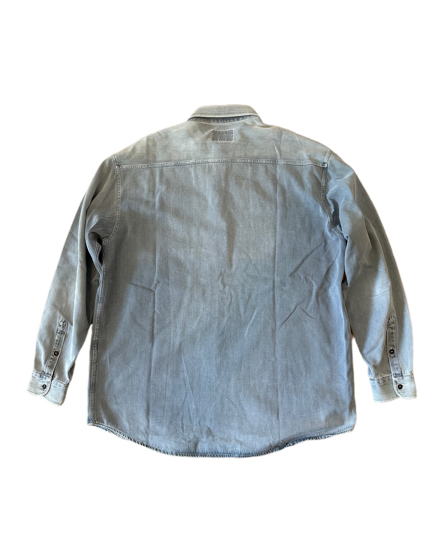 Armani Jeans Vintage 90s Cotton Overshirt - XXL - Made in Italy