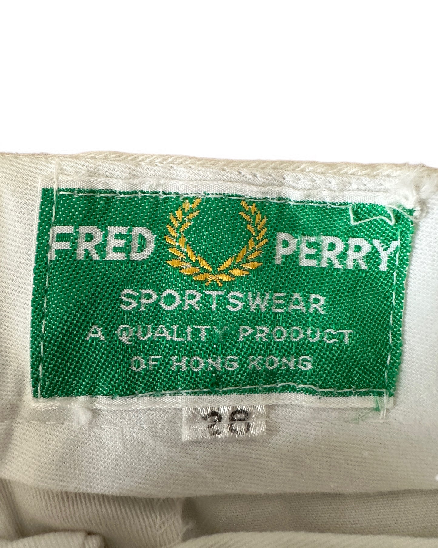 Fred Perry Vintage 80s Kids Tennis Shorts - XS