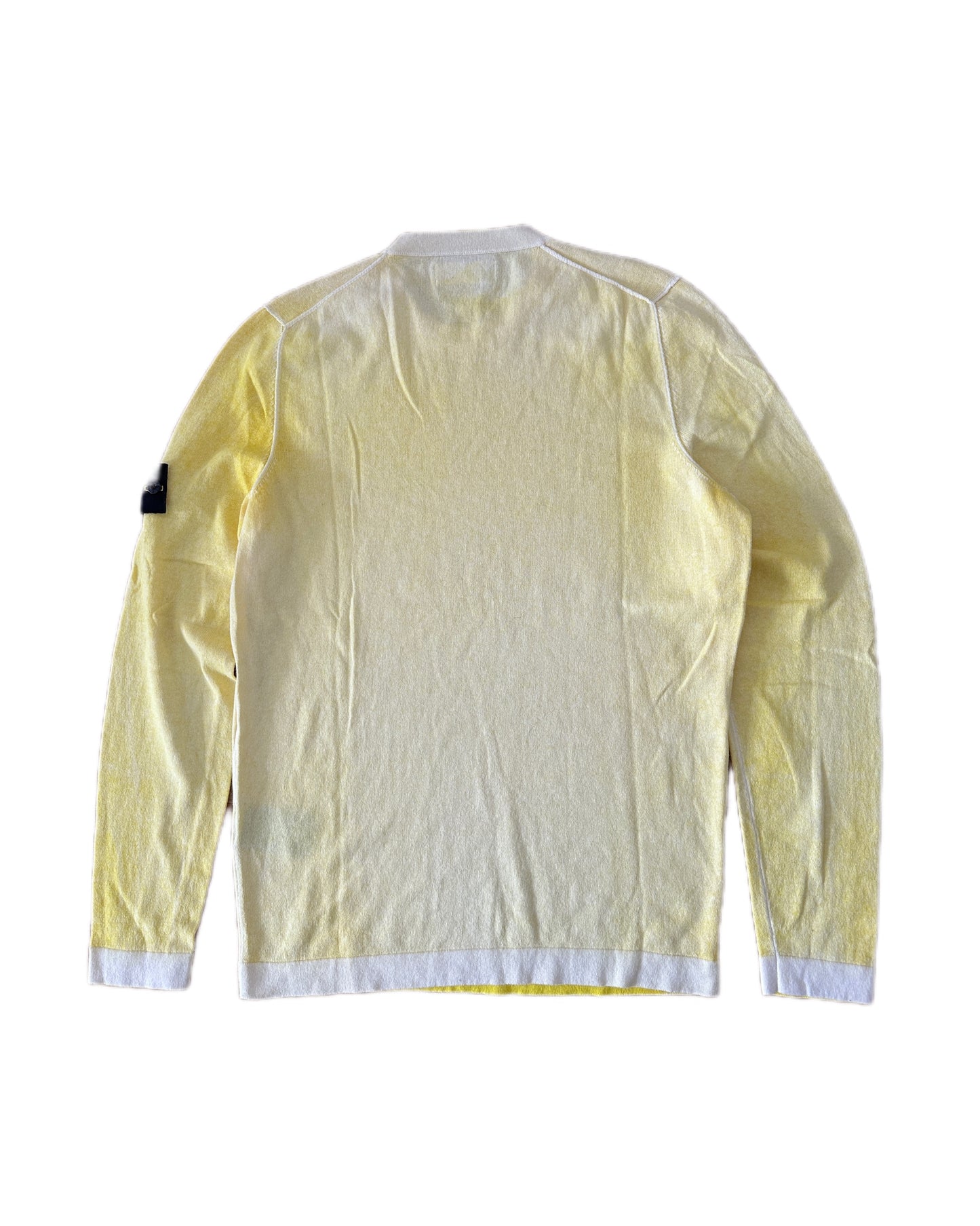 Stone Island 2020 Handsprayed Light Knit Sweatshirt - L - Made in Italy