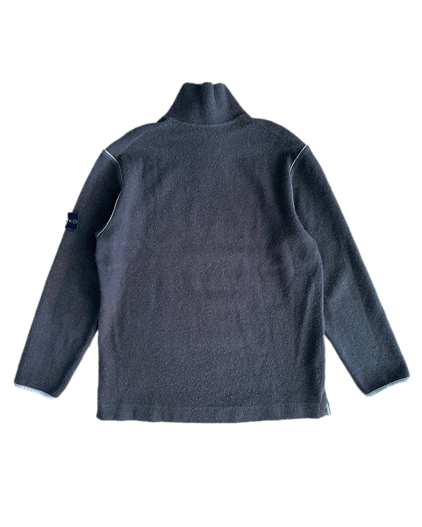 Stone Island 2002 Wool Mix Troyer Sweater - XL