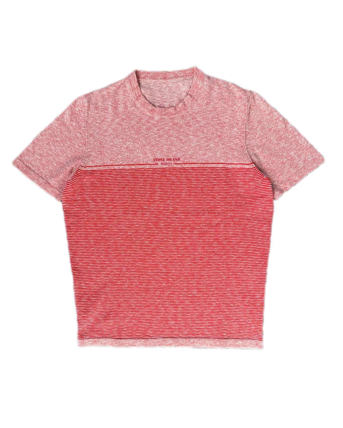 Stone Island Marina 2017 Coral Cotton Knit T-Shirt - M
