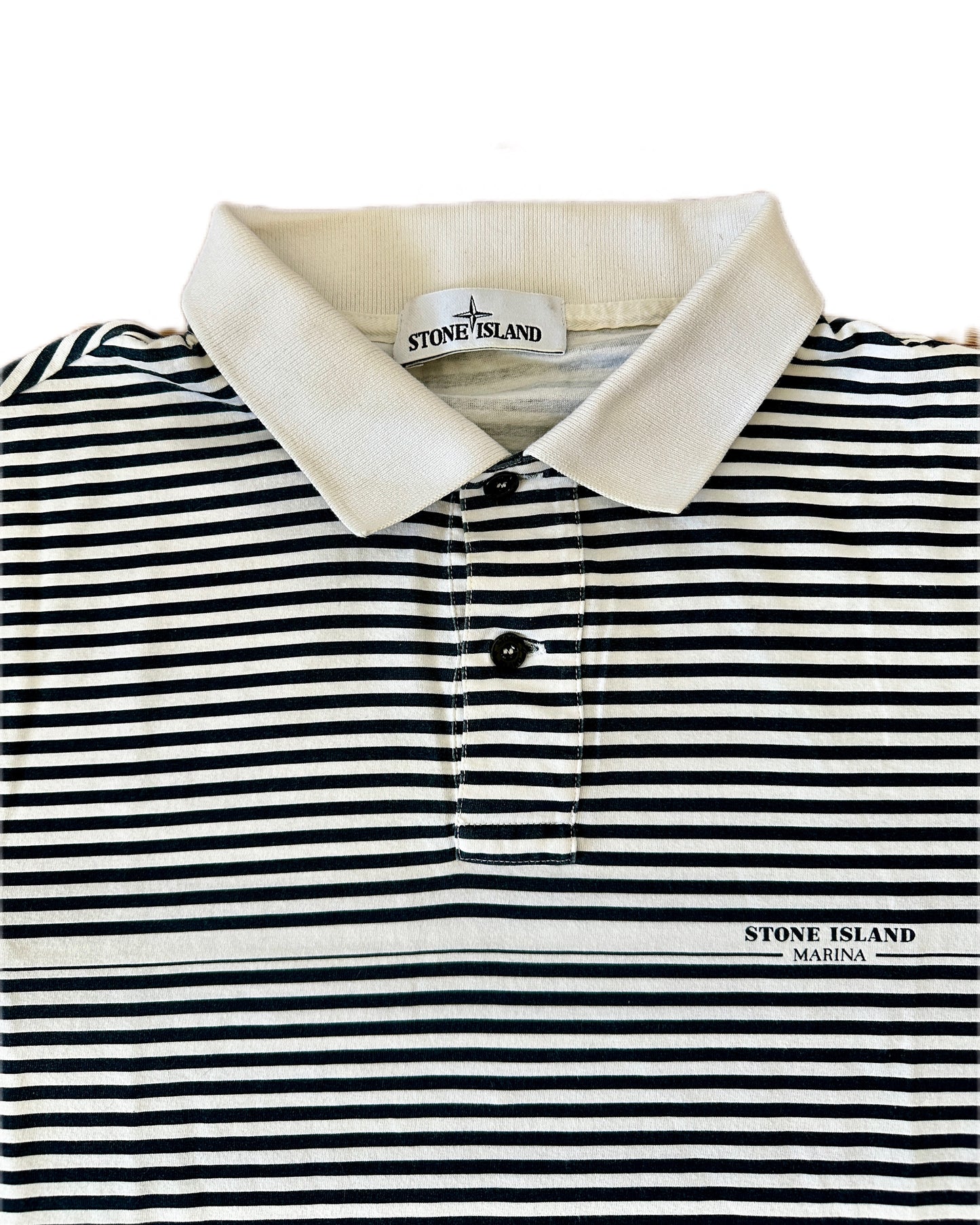 Stone Island Marina 2017 Navy/White Polo Shirt - XXL
