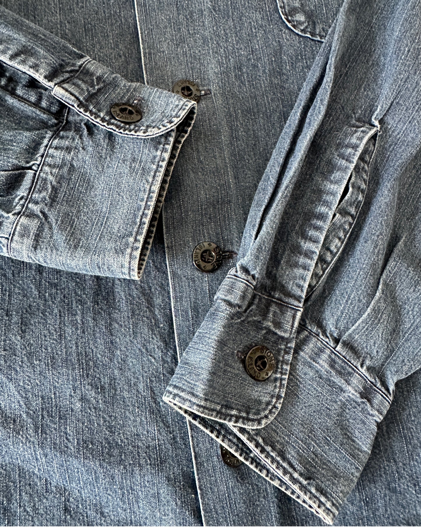 Stone Island 1995 Denim Shirt - XXL - Made in Italy