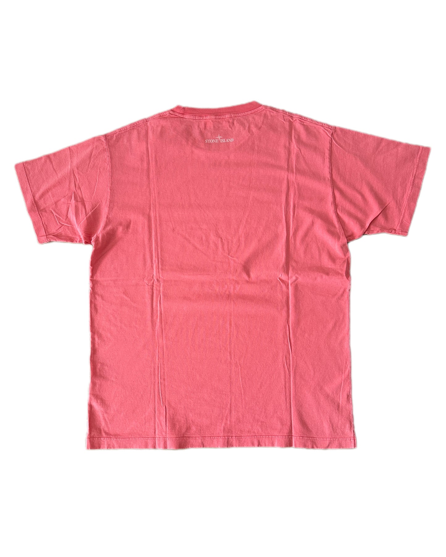 Stone Island 2017 Coral Logo Print T-Shirt - XL