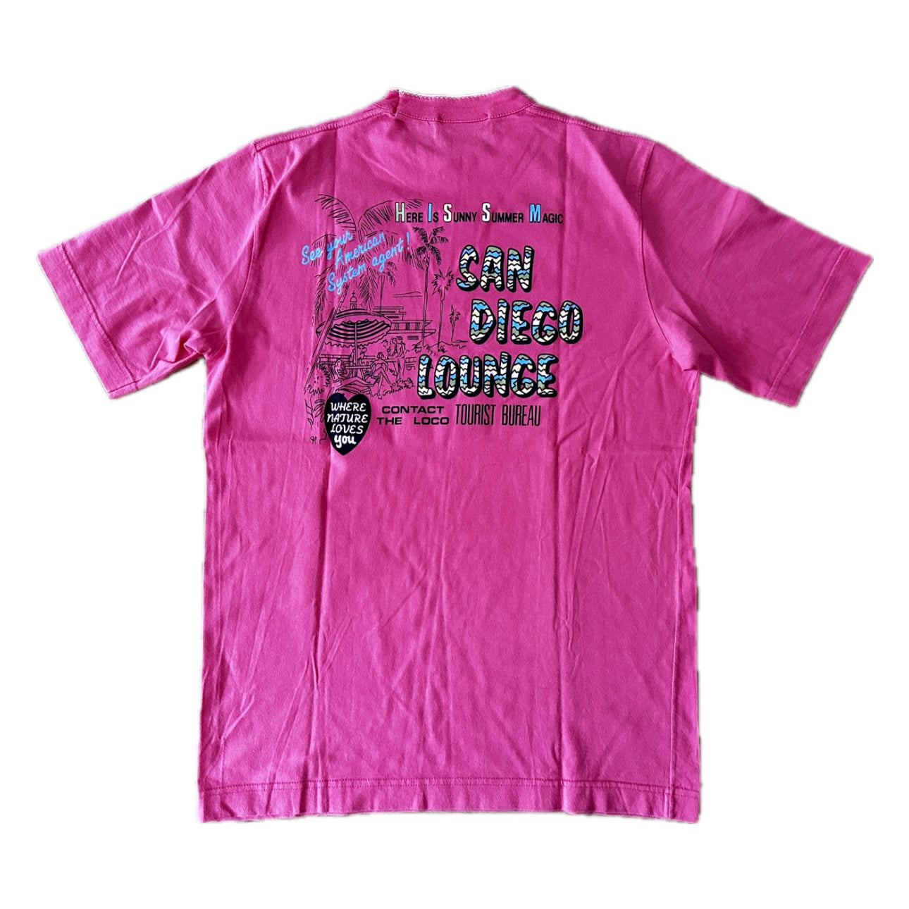 American System 80s Vintage T-Shirt - M - Made in Italy