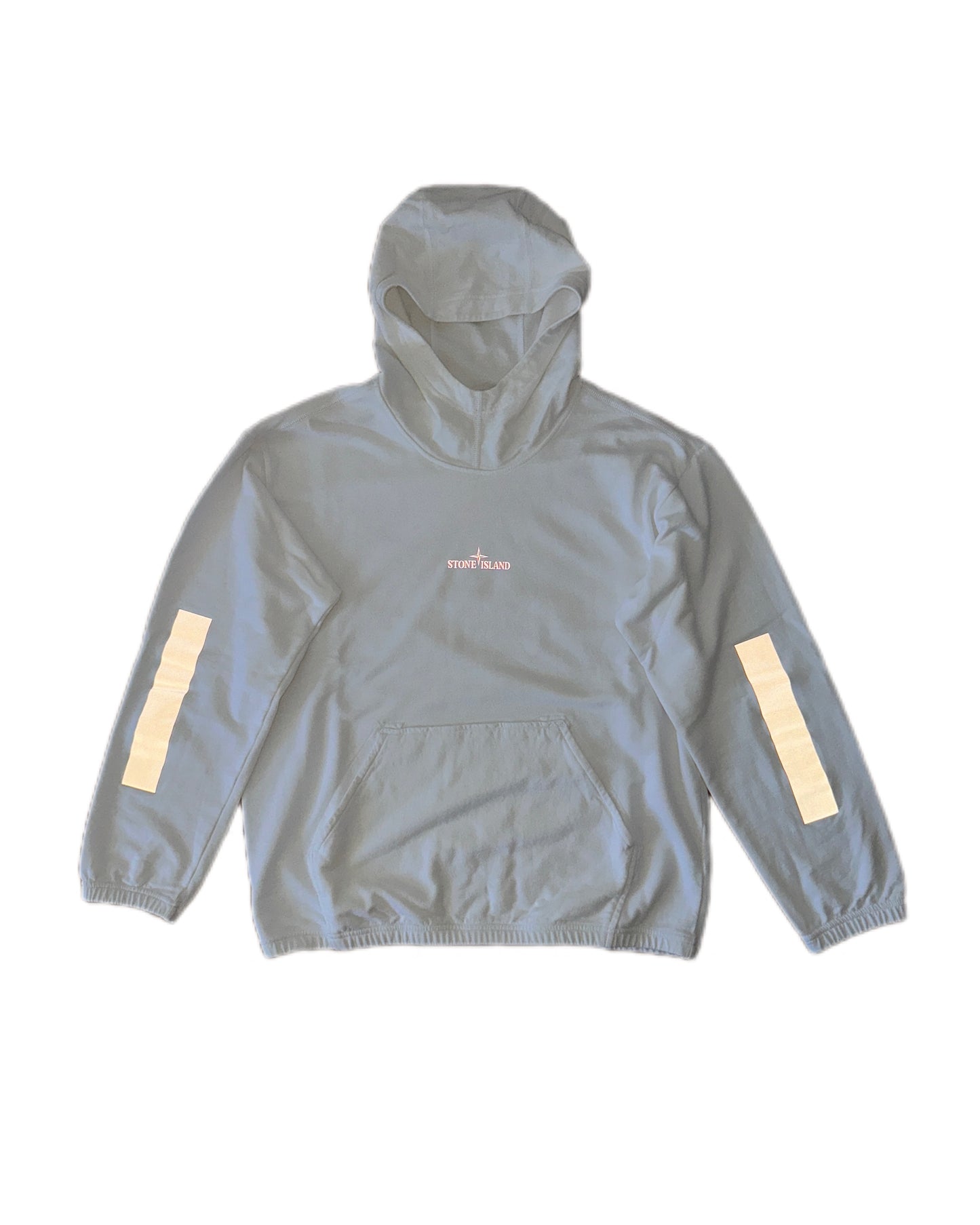 Stone Island 2018 Reflective Panel Hooded Sweatshirt - L