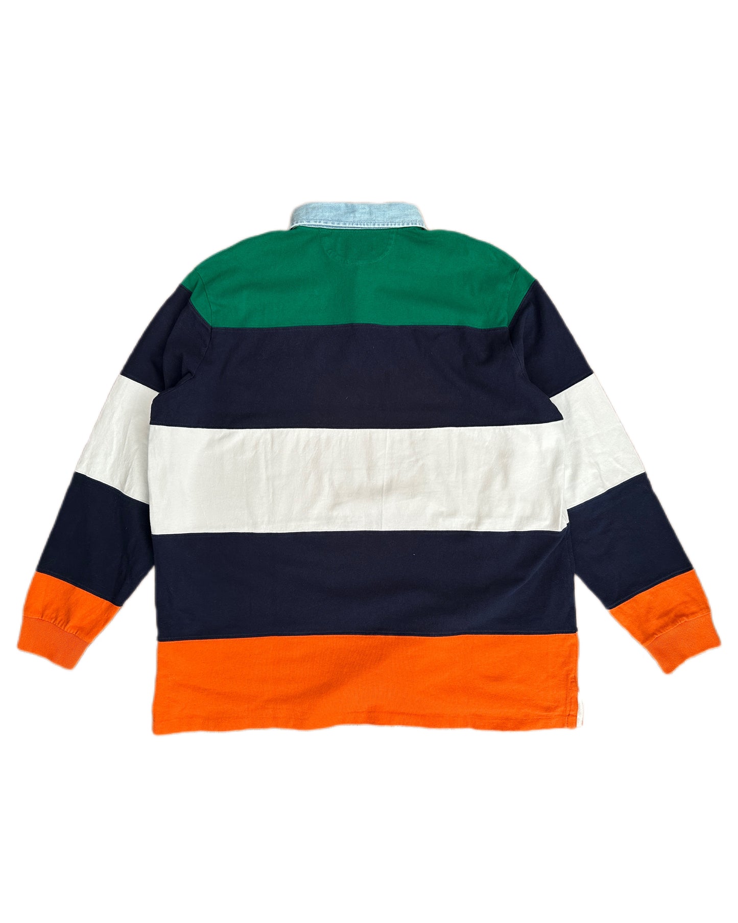 Polo Ralph Lauren 90s Retro Adirondack Sportsman Rugby Sweatshirt - XXL