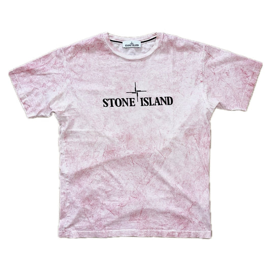 Stone Island 2017 Dust Colour Check Logo T-Shirt - L