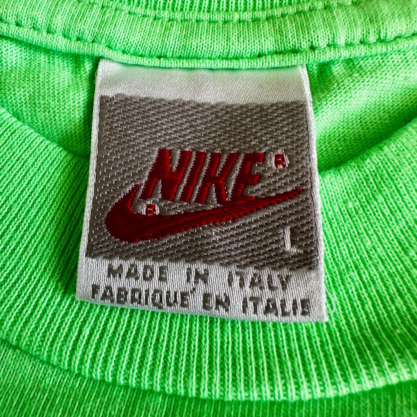 Nike 1989 Bike Neon Green - L - Made in Italy