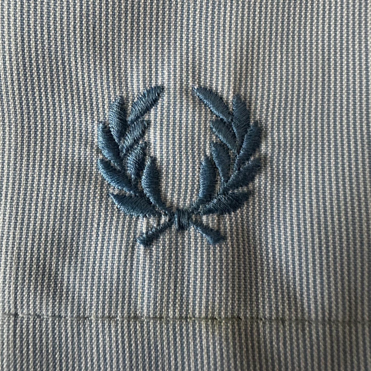 Fred Perry Vintage 80s  Overshirt Light Blue - Deadstock - 52 / L - Made in Spain