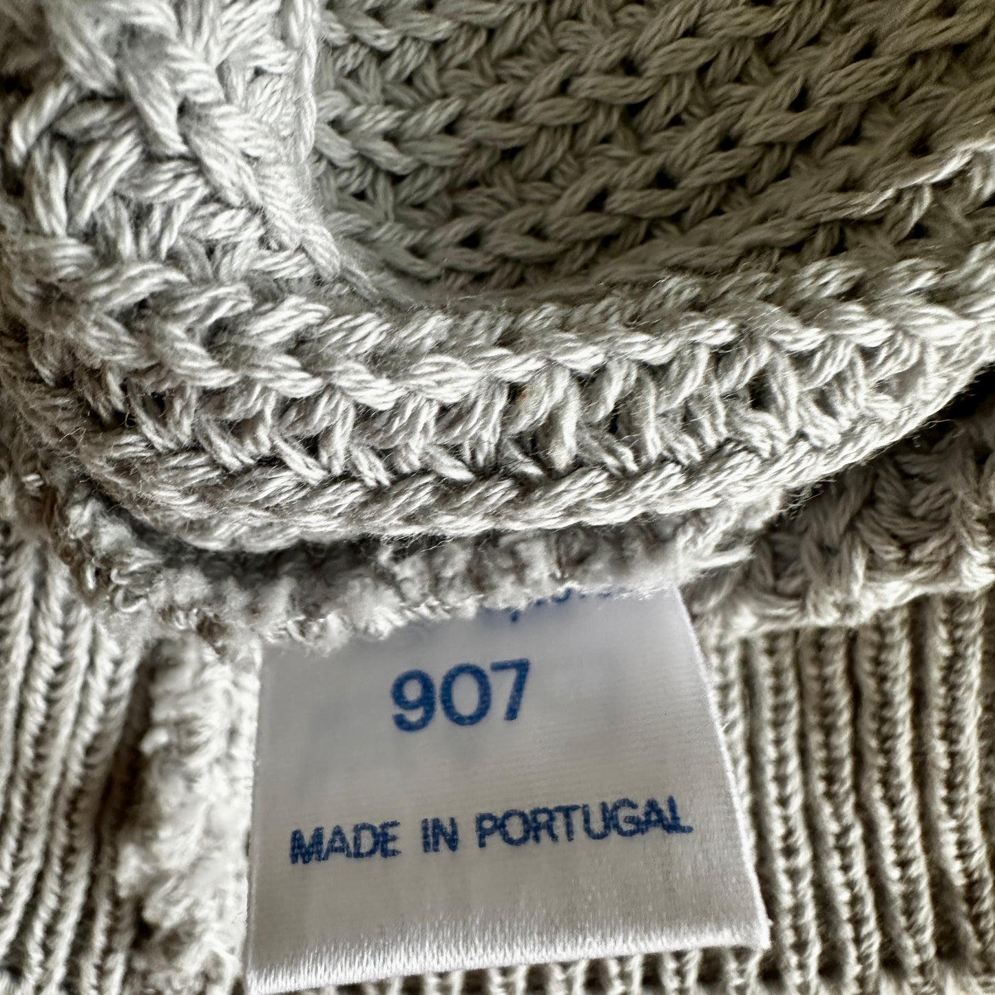 Nike 1986 Vintage Tennis Slip-Over Knit Sweater Grey - M - Made in Portugal