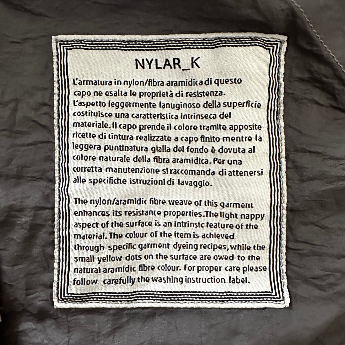 Stone Island 2010 Nylar_K Jacket - L - Made in Italy