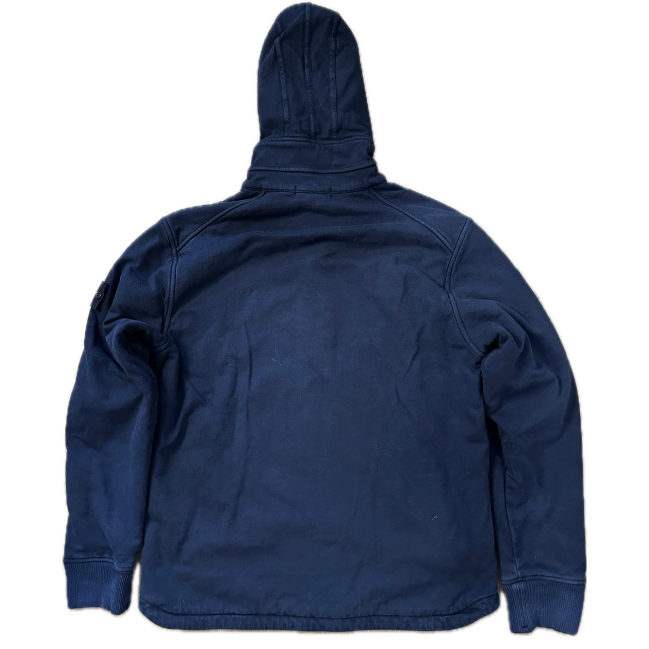 Stone Island 2014 Cotton Jersey with Nylon Pique Hoodie - XL - Made in Italy