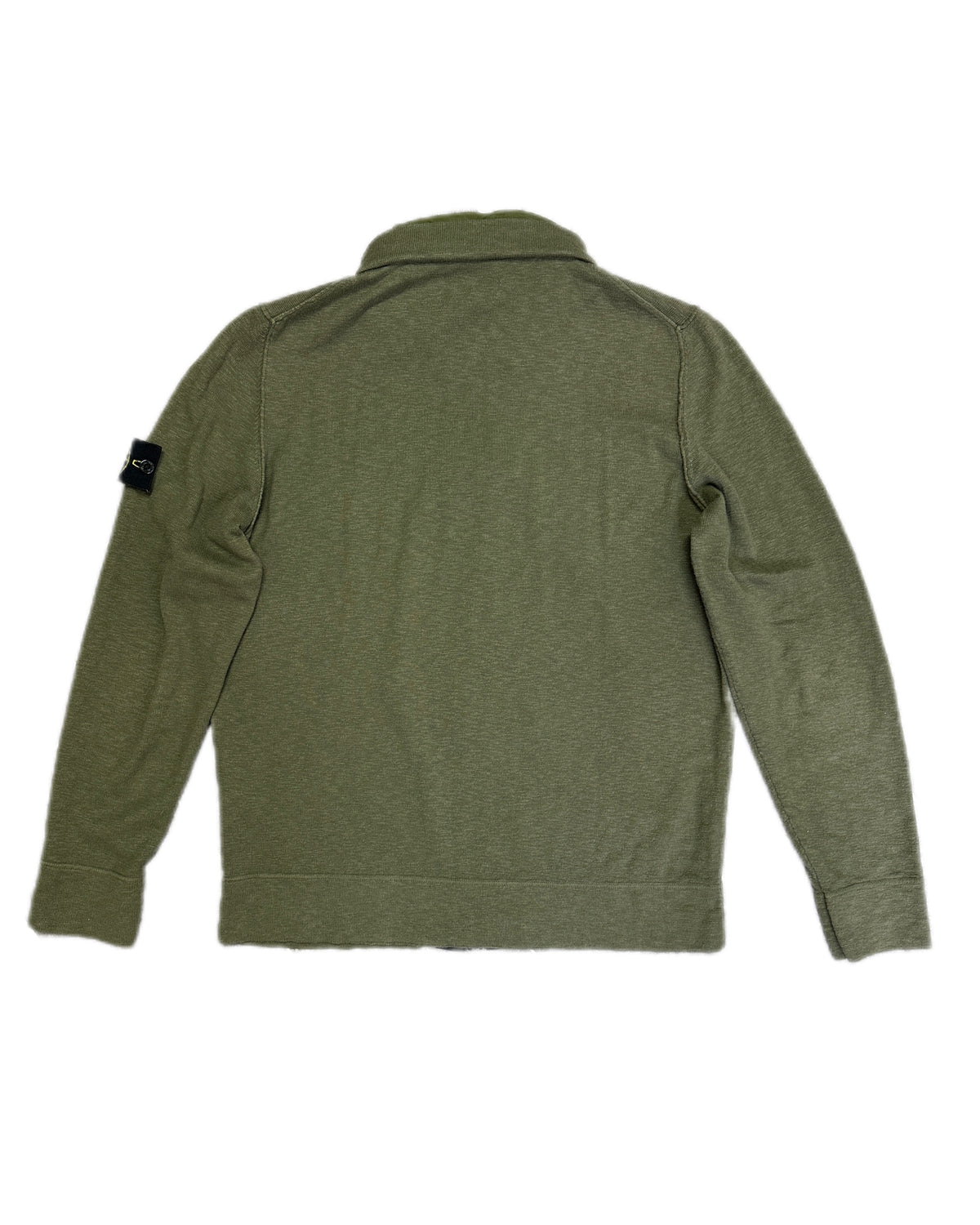 Stone Island 2011 Khaki Hooded Knit Jacket - XL - Made in Italy