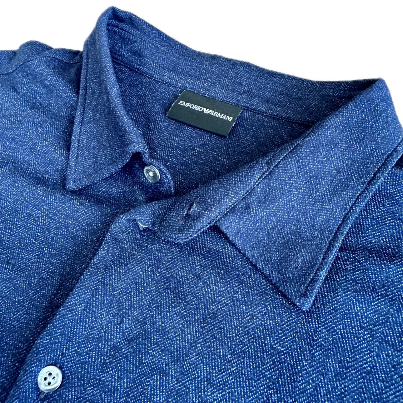 Emporio Armani Button Down Cotton Shirt - 3XL
