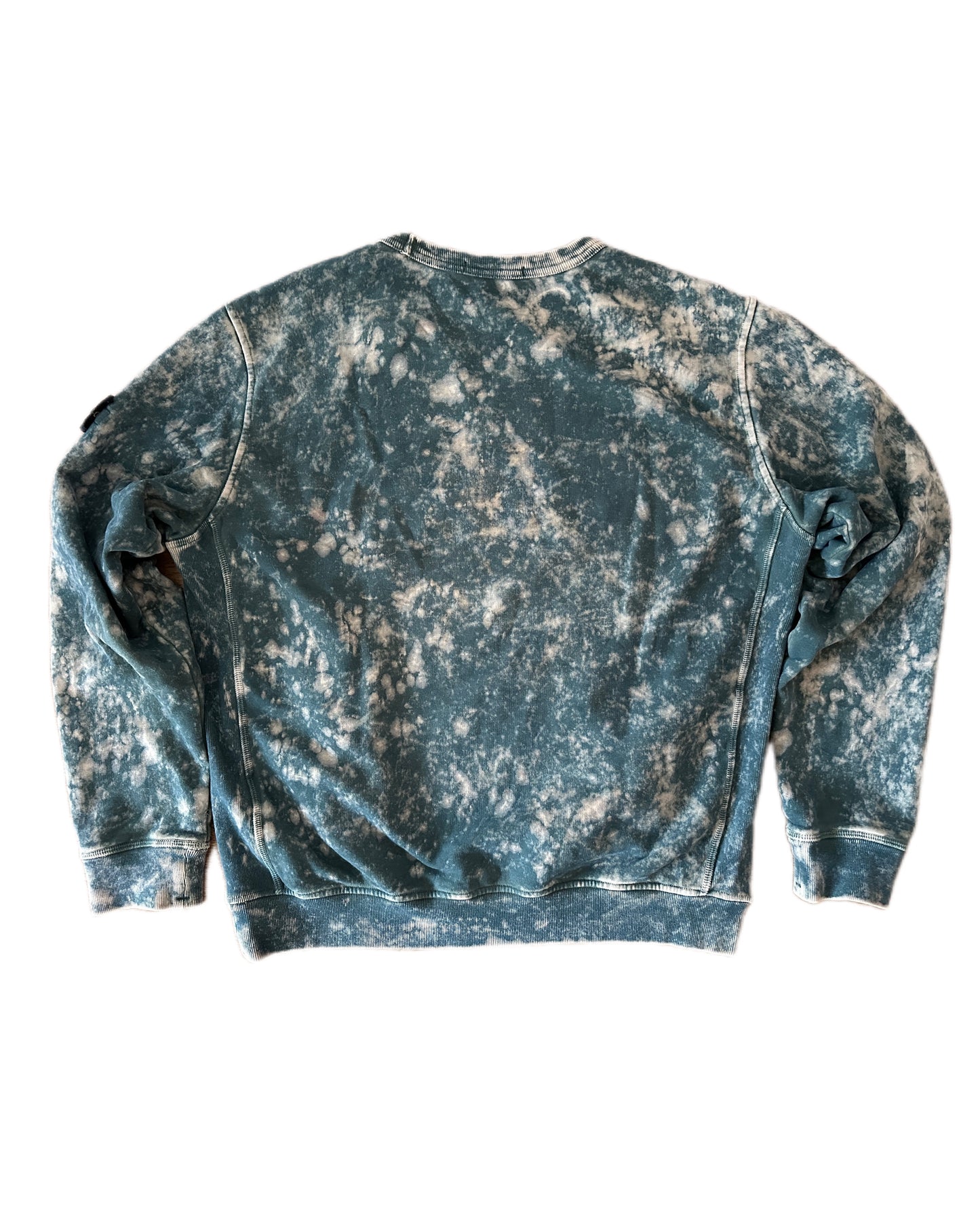Stone Island 2021 Off-Dye OVD Cotton Fleece Crewneck Sweatshirt - L