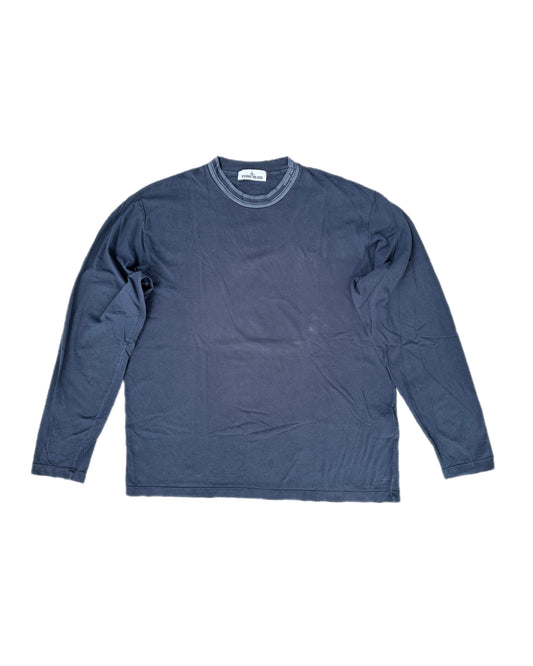 Stone Island Marina 2017 Collar Logo Longsleeve Shirt - XXL - Made in Italy