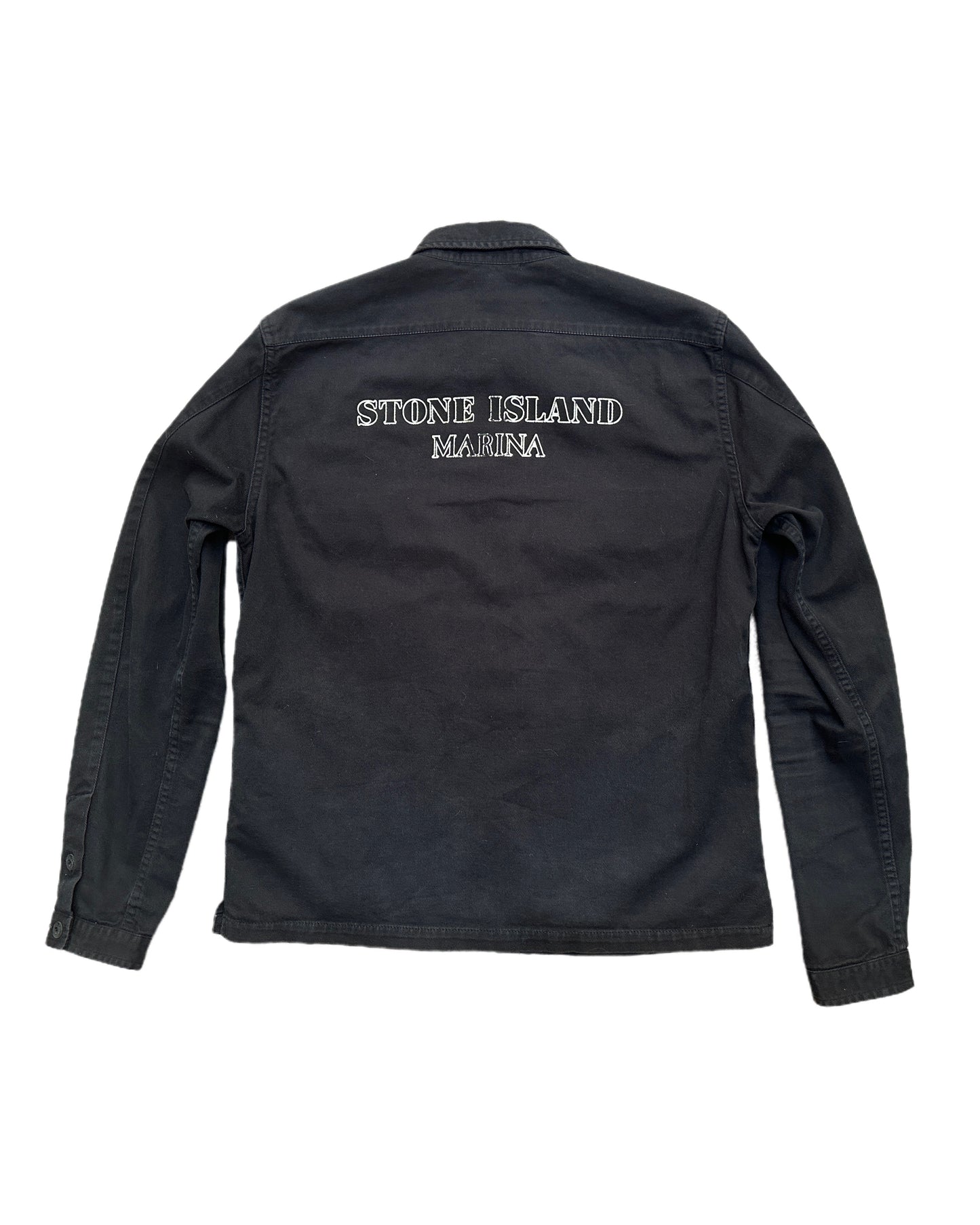 Stone Island Marina 2015 Glow in the Dark Print Zip Overshirt - M - Made in Italy