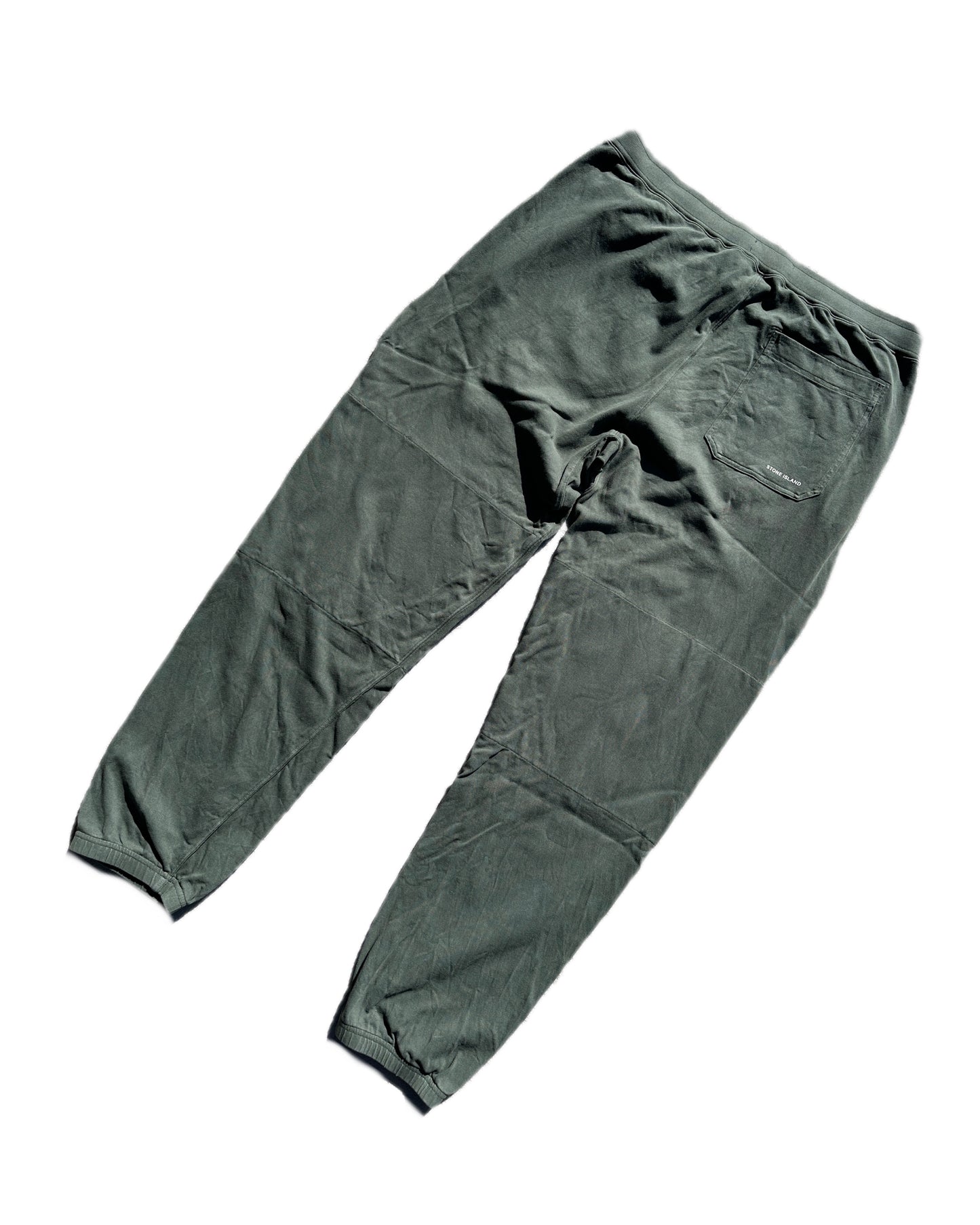 Stone Island 2024 Logo Print Cotton Fleece Pant - 3XL