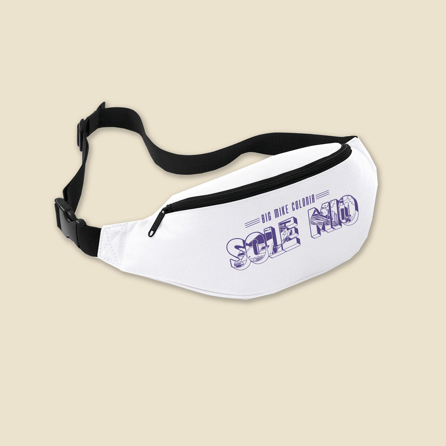 Big Mike Colonia -Sole Mio Beach Set - Towel + T-Shirt + Cap + Bum Bag