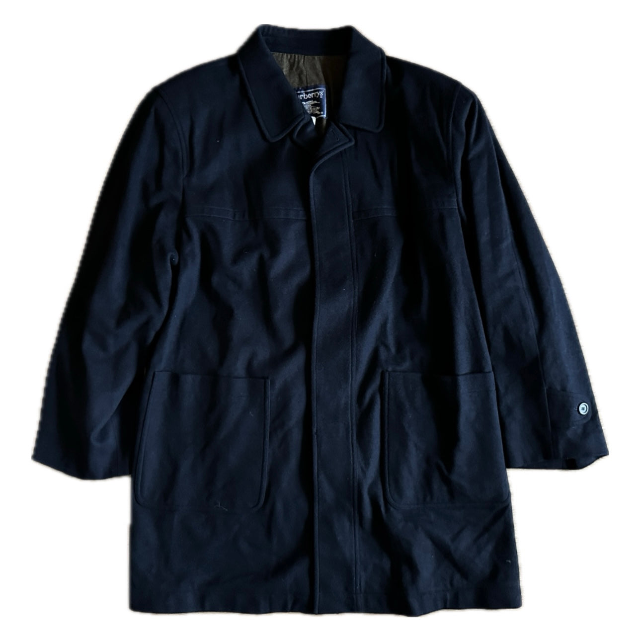 Burberrys Cashmere Wool Coat - Deadstock - 56 / XL