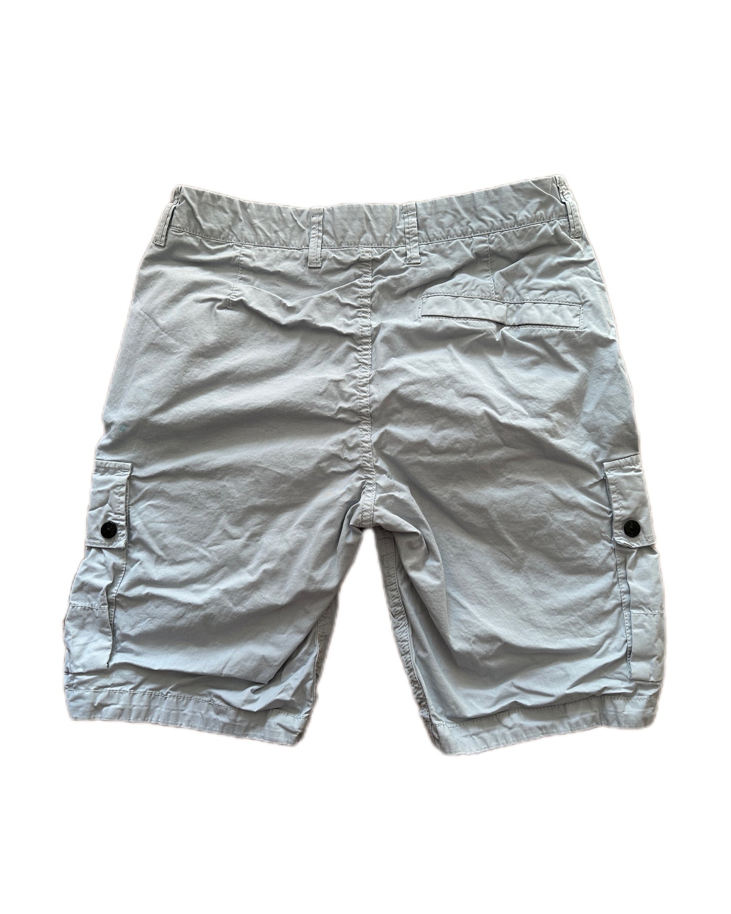 Stone Island 2024 Grey Cargo Multipocket Shorts - 30 / M
