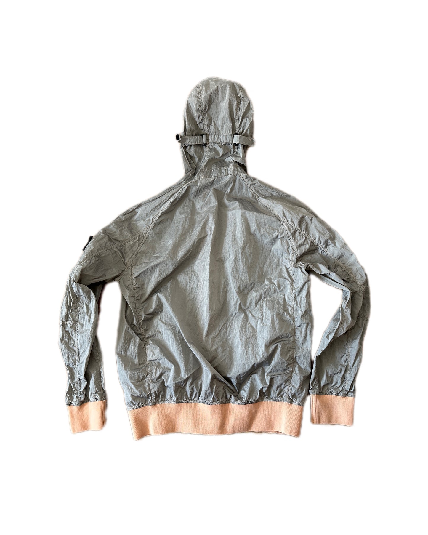 Stone Island 2018 Nylon Metal Watro Silver/Apricot Jacket - L