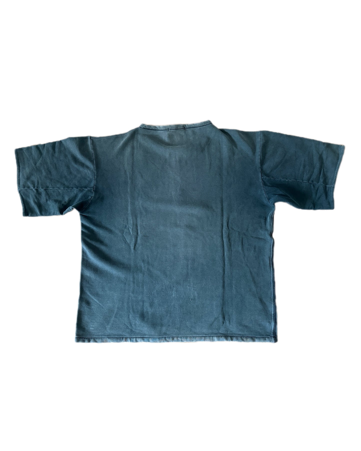 Stone Island Marina 1989 Vintage Short Sleeve 3/4 Zip Sweatshirt - XL - Made in Italy