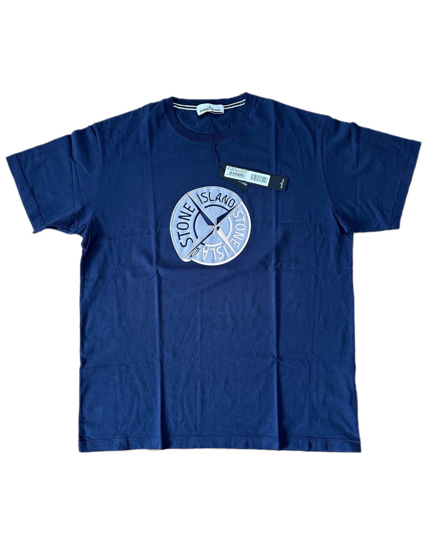Stone Island 2018 Graphic Print Navy T-Shirt BNWT - XXL