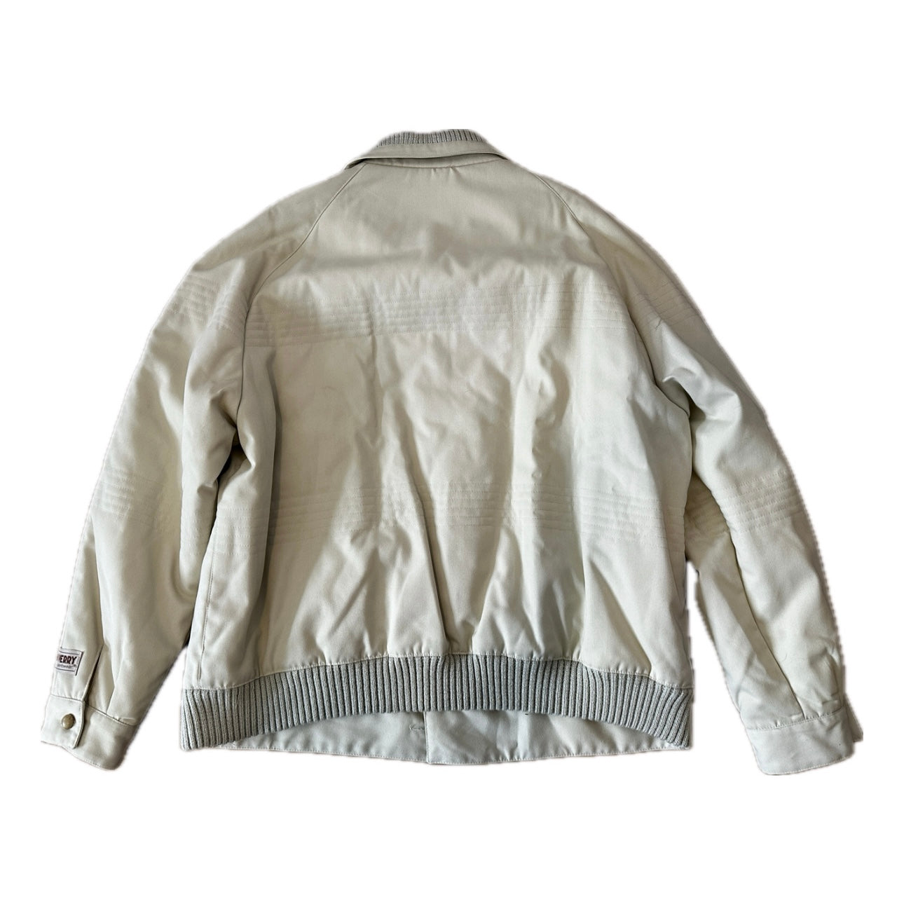 Fred Perry Vintage 80s Anorak Light-beige - Deadstoock - 54 / L - Made in Spain