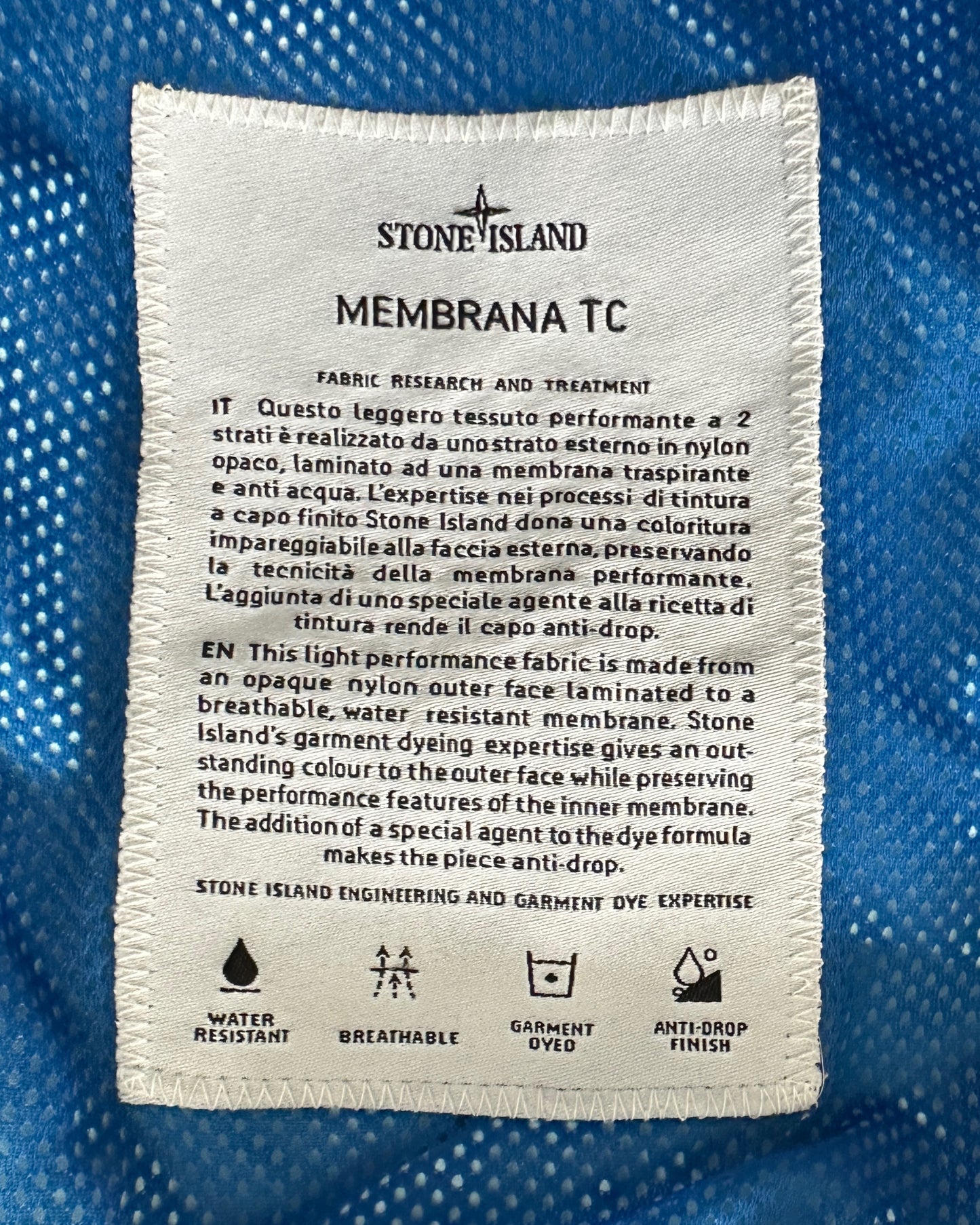 Stone Island 2013 Membrana TC Jacket - XL